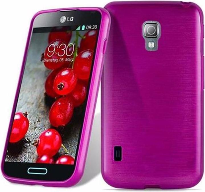 Actual product image Cadorabo TPU Brushed Cover (LG Optimus L7 II)