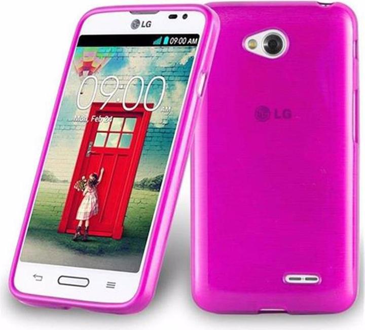 Actual product image Cadorabo TPU Brushed Cover (LG L70)