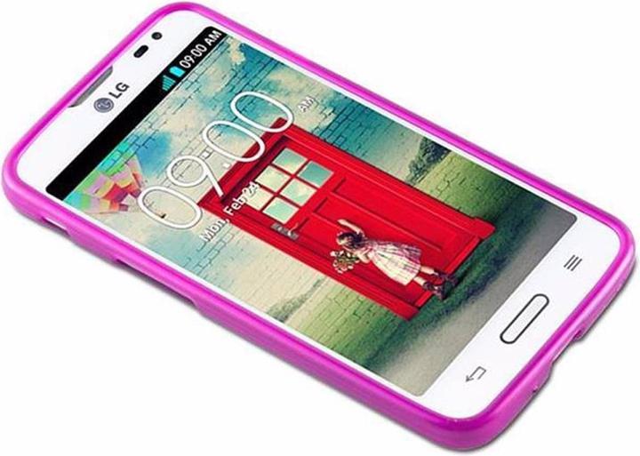 Actual product image Cadorabo TPU Brushed Cover (LG L70)