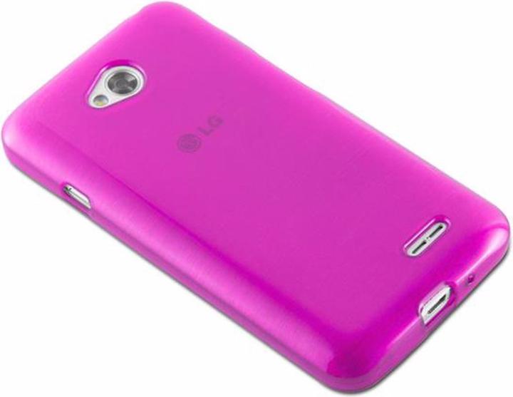 Actual product image Cadorabo TPU Brushed Cover (LG L70)