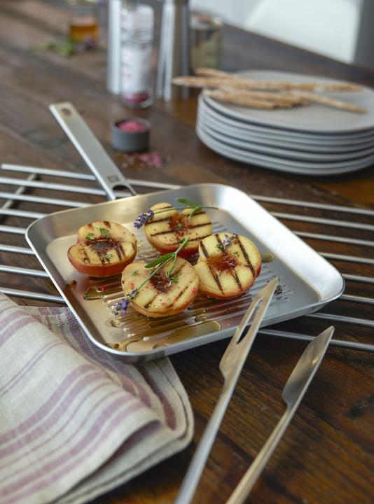 Actual product image Zwilling Grillpfanne unbeschichtet (24 cm, Grill pan, Stainless steel)