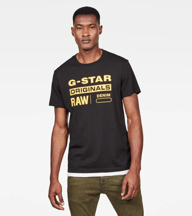 Immagine prodotto G-Star Printed Graphic Eight T-Shirt Regular Fit Black (S)
