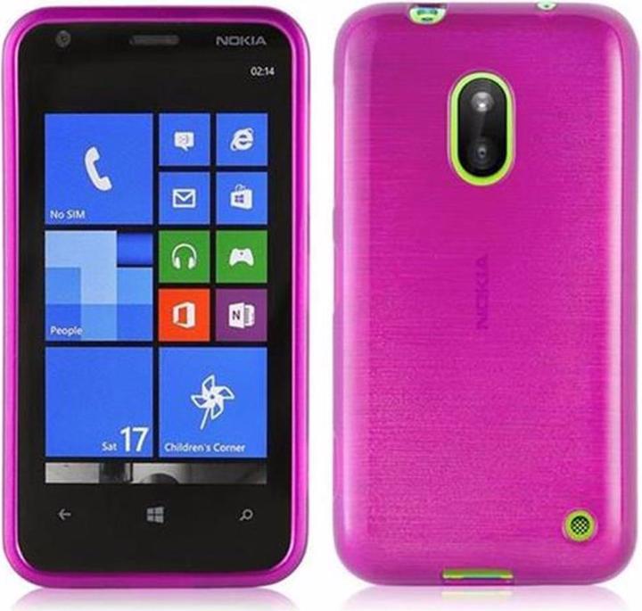 Actual product image Cadorabo TPU Brushed Cover (Nokia Lumia 620)