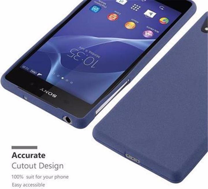 Actual product image Cadorabo TPU Frosted Cover (Sony Xperia Z1)