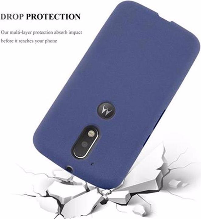 Actual product image Cadorabo TPU Frosted Cover (Motorola Moto G4 Plus, Motorola Moto G4)