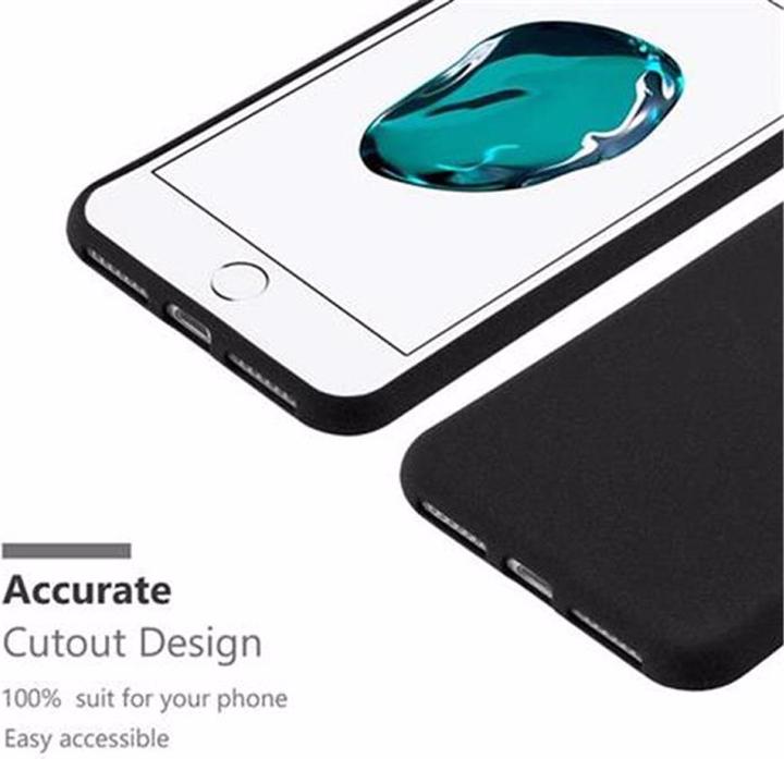 Productafbeelding Cadorabo TPU Frosted Cover (Apple iPhone 7 Plus, Apple iPhone 7s Plus)