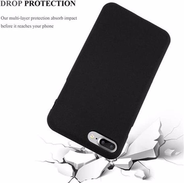 Productafbeelding Cadorabo TPU Frosted Cover (Apple iPhone 7 Plus, Apple iPhone 7s Plus)