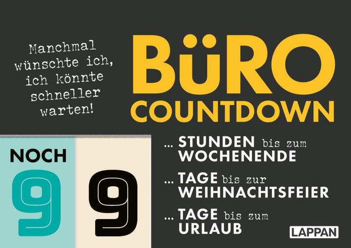 Produktbild Countdown-Kalender für's Büro (Harter Einband, Deutsch)