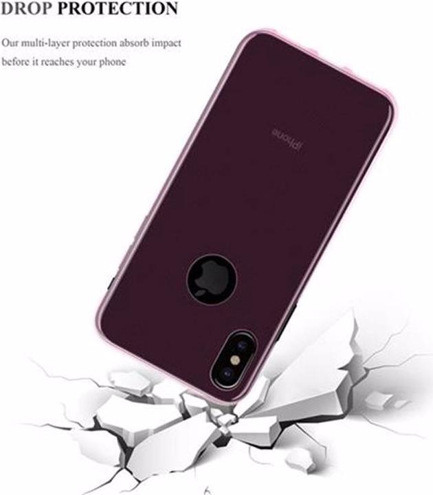 Actual product image Cadorabo TPU Ultra Slim AIR Cover (Apple iPhone X)