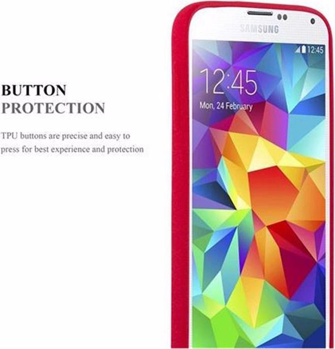 Actual product image Cadorabo TPU Frosted Cover (Samsung Galaxy S5, Samsung Galaxy S5 Neo)