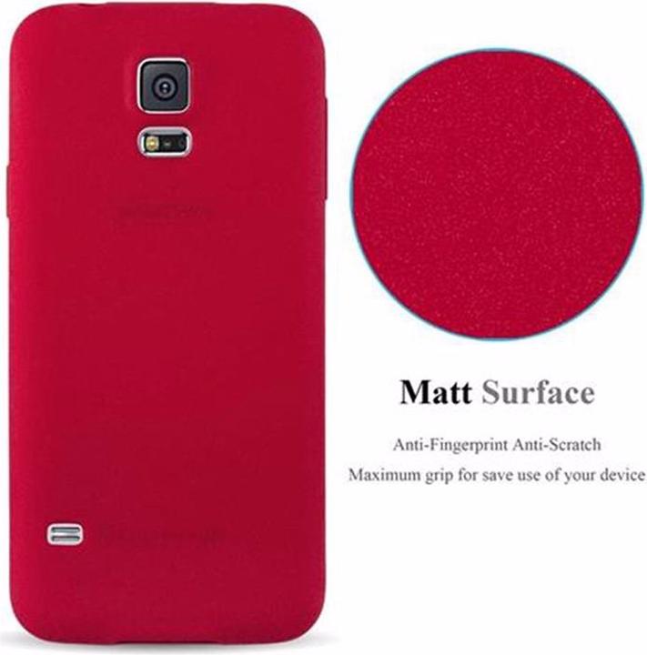 Actual product image Cadorabo TPU Frosted Cover (Samsung Galaxy S5, Samsung Galaxy S5 Neo)