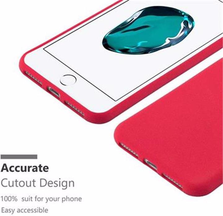 Actual product image Cadorabo TPU Frosted Cover (Apple iPhone 7s Plus, Apple iPhone 7 Plus)