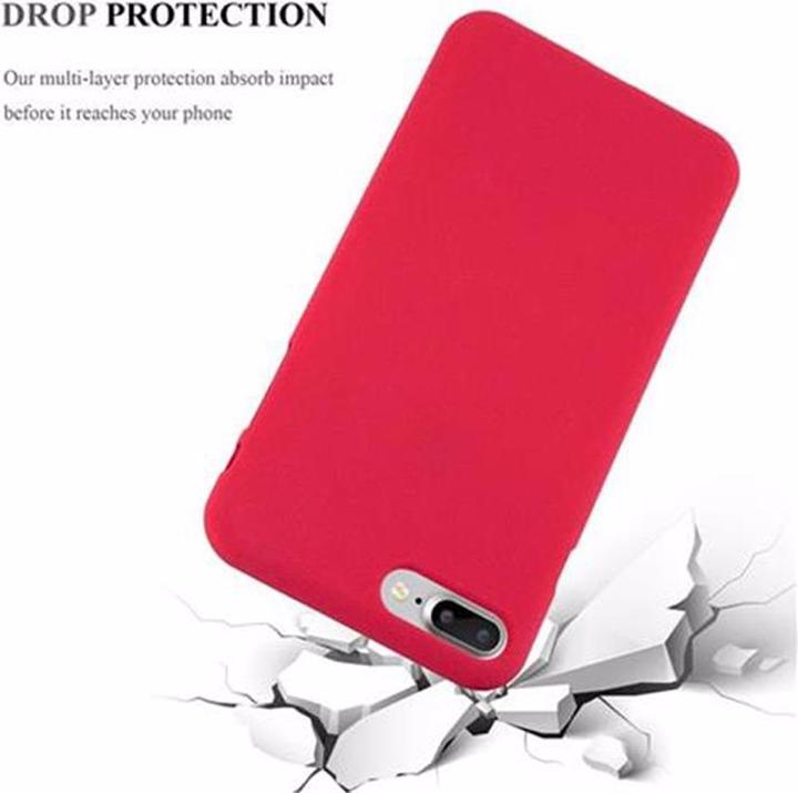 Actual product image Cadorabo TPU Frosted Cover (Apple iPhone 7s Plus, Apple iPhone 7 Plus)
