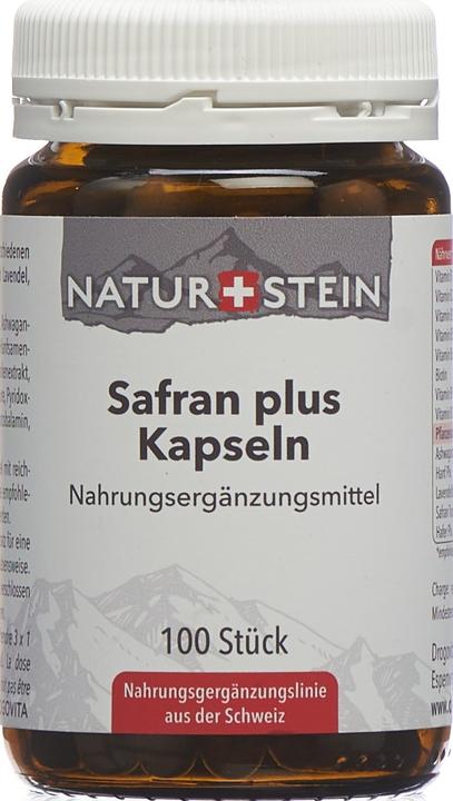 Produktbild Naturstein Safran plus (100 Stück, Kapseln, 147 g)