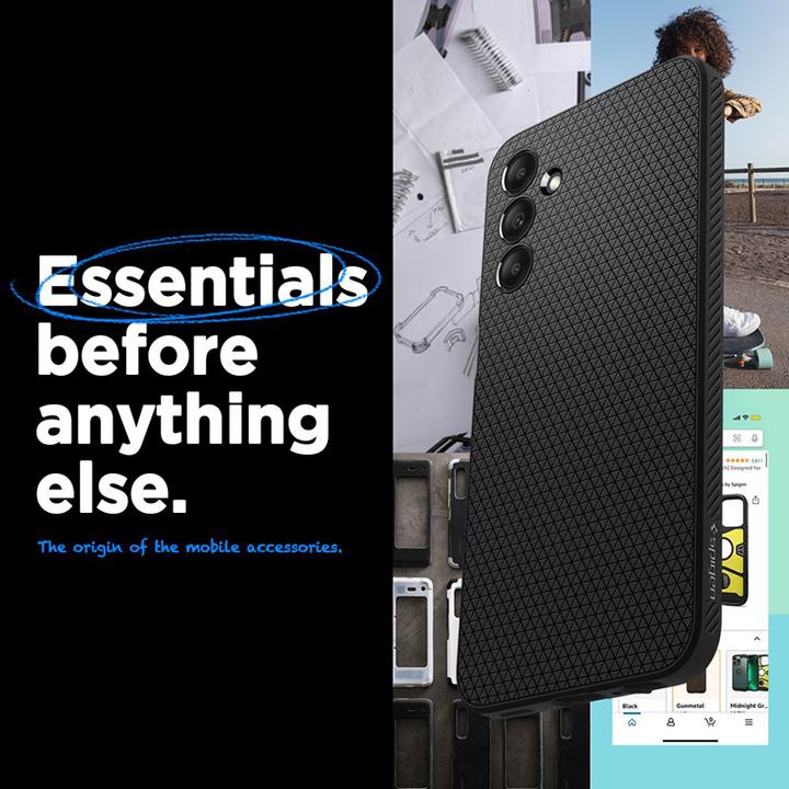 Image du produit Spigen Liquid Air Sam A15 4G/5G czarny/matte black ACS07246 (Samsung Galaxy A15)