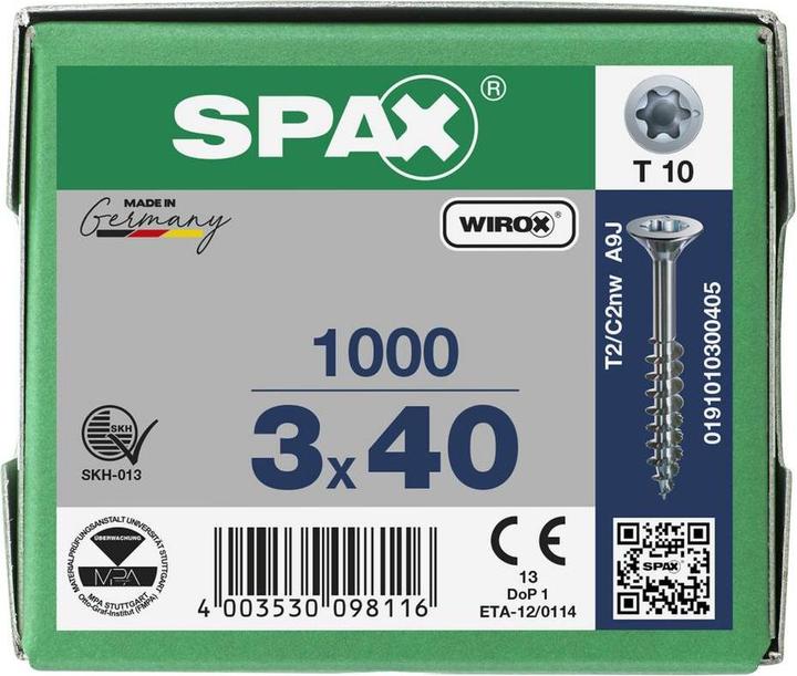 Produktbild Spax Spanplattenschrauben (1000 Schrauben pro Stück)