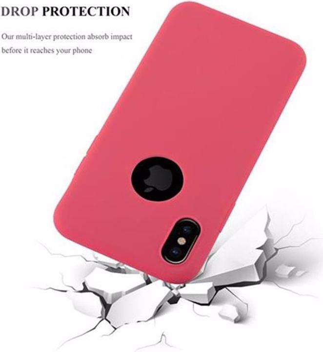 Actual product image Cadorabo TPU Candy Cover (Apple iPhone X)