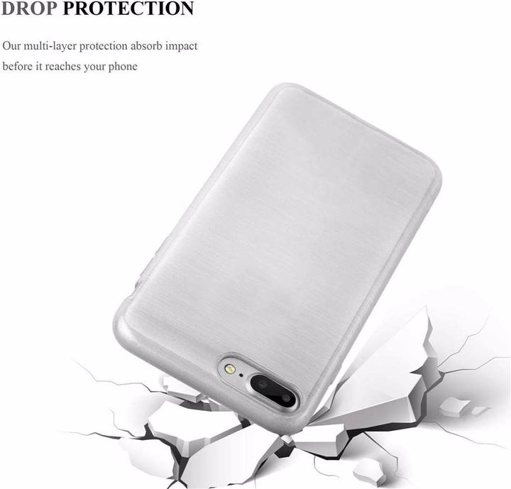 Productafbeelding Cadorabo TPU Geborstelde hoes (Apple iPhone 7 Plus, Apple iPhone 7s Plus)