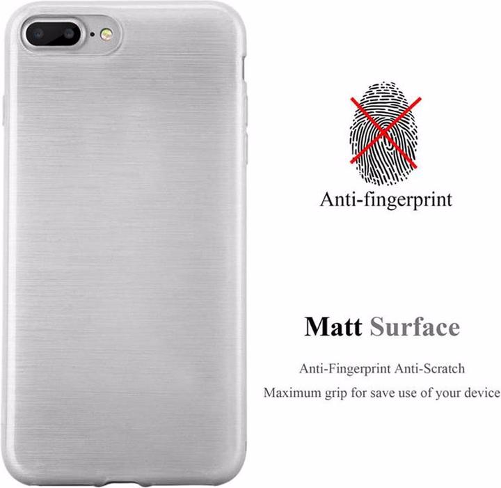 Productafbeelding Cadorabo TPU Geborstelde hoes (Apple iPhone 7 Plus, Apple iPhone 7s Plus)