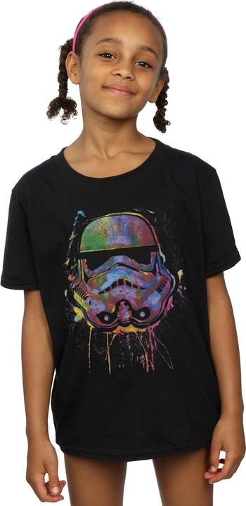 Immagine prodotto Star Wars Stormtrooper Paint Splats Maglietta Ragazze (140, 146)