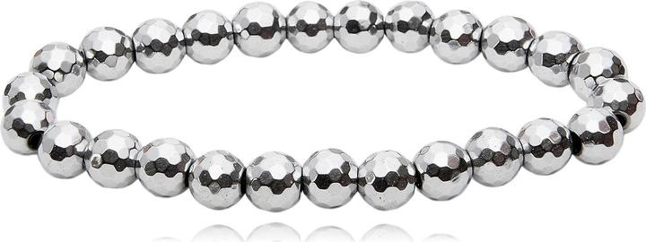 Immagine prodotto Leyda Bracciale in argento con ematite (19 cm, Pietra colorata)