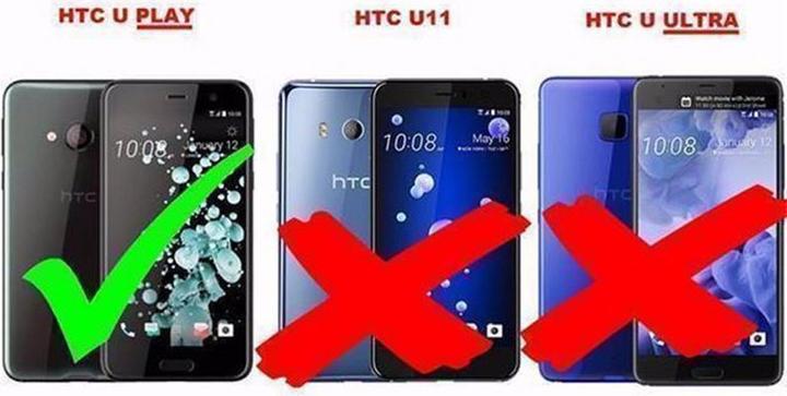 Actual product image Cadorabo TPU Ultra Slim AIR Cover (HTC U Play)