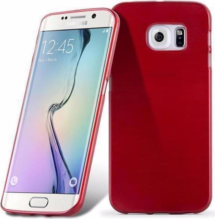 Actual product image Cadorabo TPU Brushed Cover (Samsung Galaxy S6 Edge)