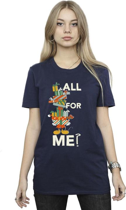 Immagine prodotto Disney Mickey Mouse Presents All For Me Maglietta Ampia Donna (4XL)