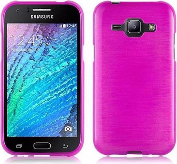 Actual product image Cadorabo TPU Brushed Cover (Samsung Galaxy J1)