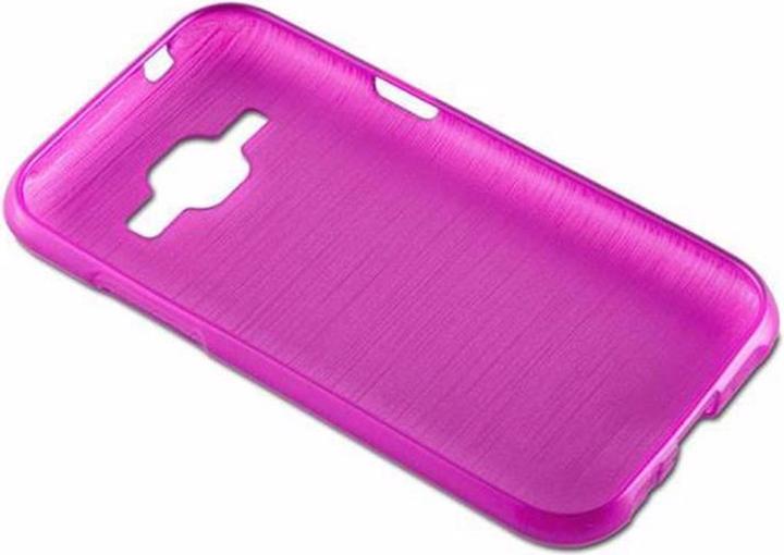 Actual product image Cadorabo TPU Brushed Cover (Samsung Galaxy J1)