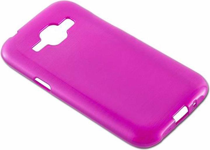 Actual product image Cadorabo TPU Brushed Cover (Samsung Galaxy J1)