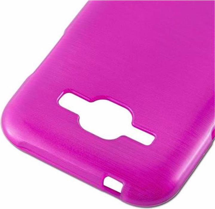 Actual product image Cadorabo TPU Brushed Cover (Samsung Galaxy J1)