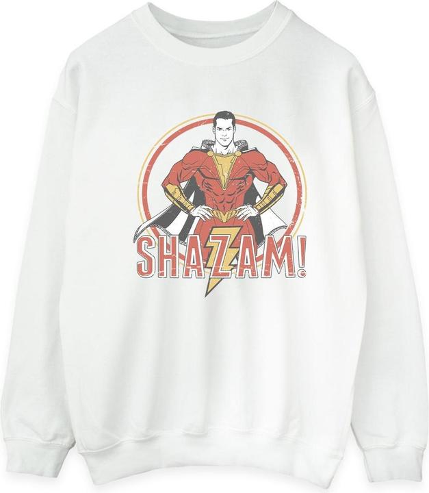 Immagine prodotto Shazam Retro Circle Distressed Felpa Uomo (M)