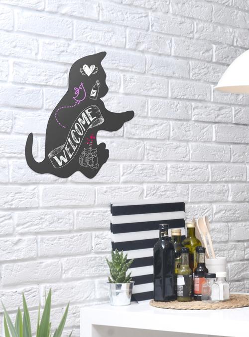 Actual product image Securit Silhouette Cat (Blackboard, 46 x 29 cm)