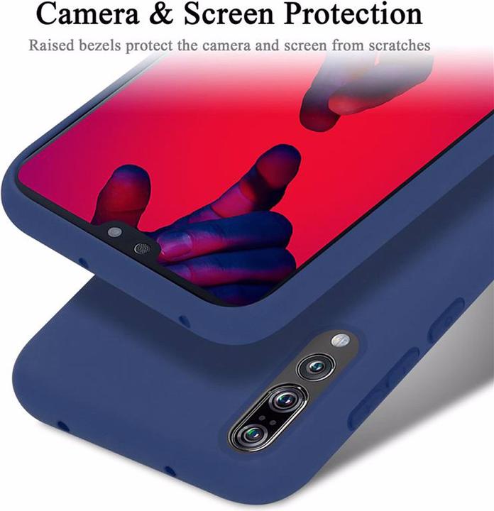 Actual product image Cadorabo TPU Liquid Silicone Case Cover (Huawei P20 Pro, Huawei P20 Plus)