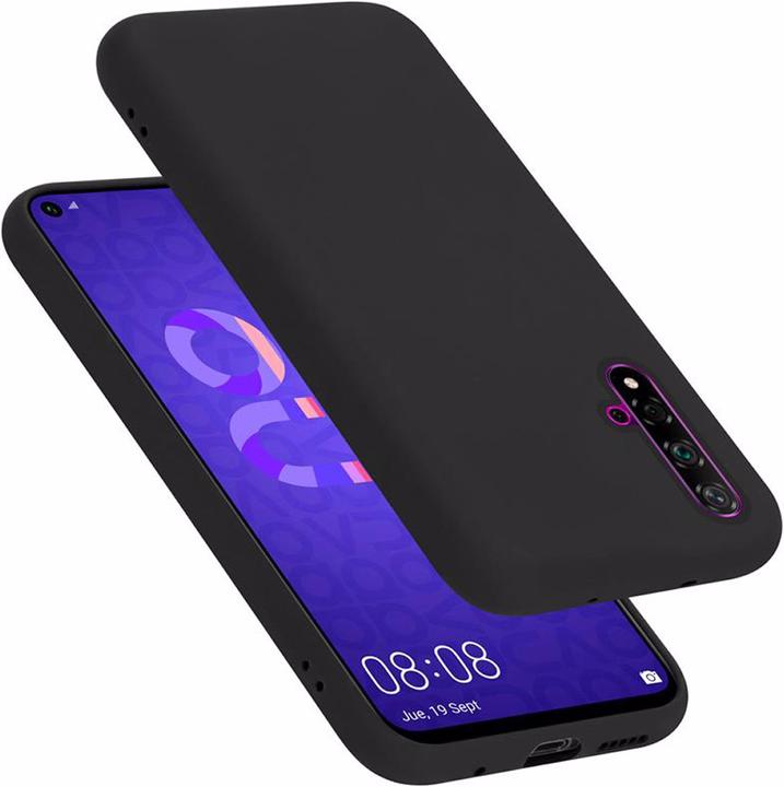 Actual product image Cadorabo TPU Liquid Silicone Case Cover (Huawei Nova 5T, Honor 20s, Huawei P20)