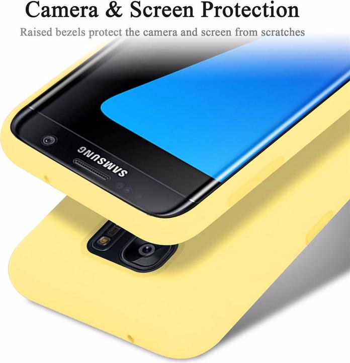 Image du produit Cadorabo TPU Liquid Silicone Case Cover (Samsung Galaxy S7 Edge)