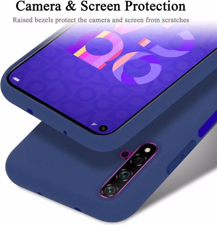 Immagine prodotto Cadorabo Copertura della cassa del silicone liquido TPU (Huawei Nova 5T, TCL 20S, K20)