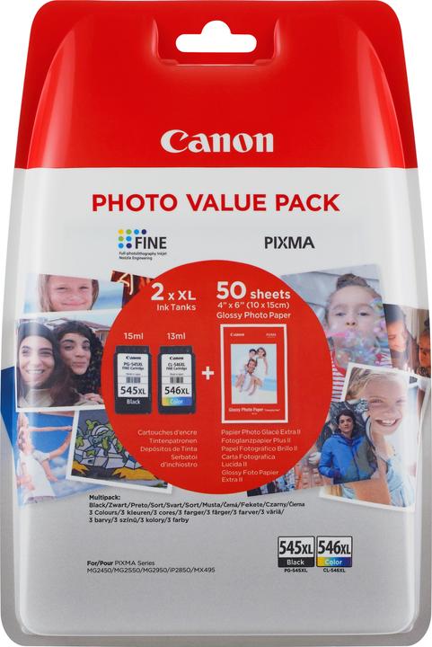 Canon PG-545XL/CL-546XL Photo Value Pack (FC, Color)