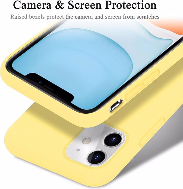 Actual product image Cadorabo TPU Liquid Silicone Case Cover (Apple iPhone 11)