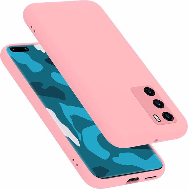 Actual product image Cadorabo TPU Liquid Silicone Case Cover (Huawei P40)