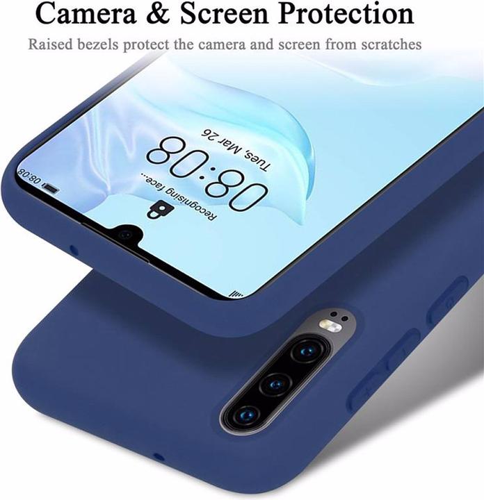 Actual product image Cadorabo TPU Liquid Silicone Case Cover (Huawei P30)