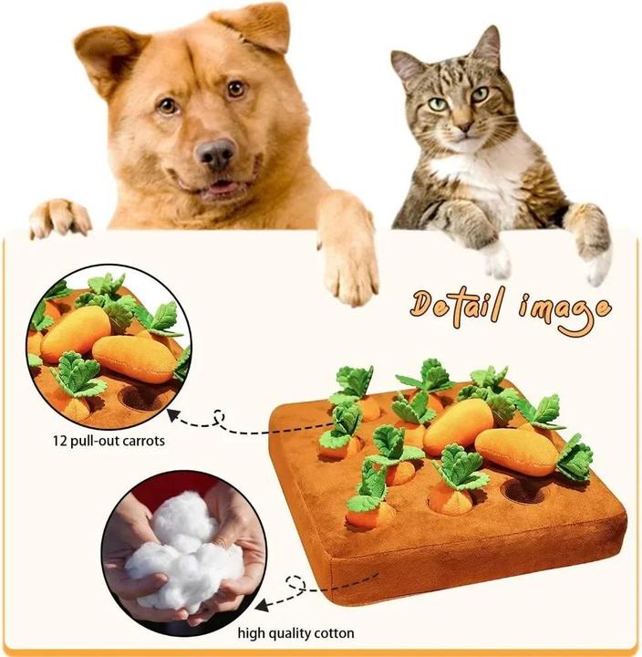 Immagine prodotto Alopini Tappeto di carote per cani e gatti con carote per piccoli e medi grandi