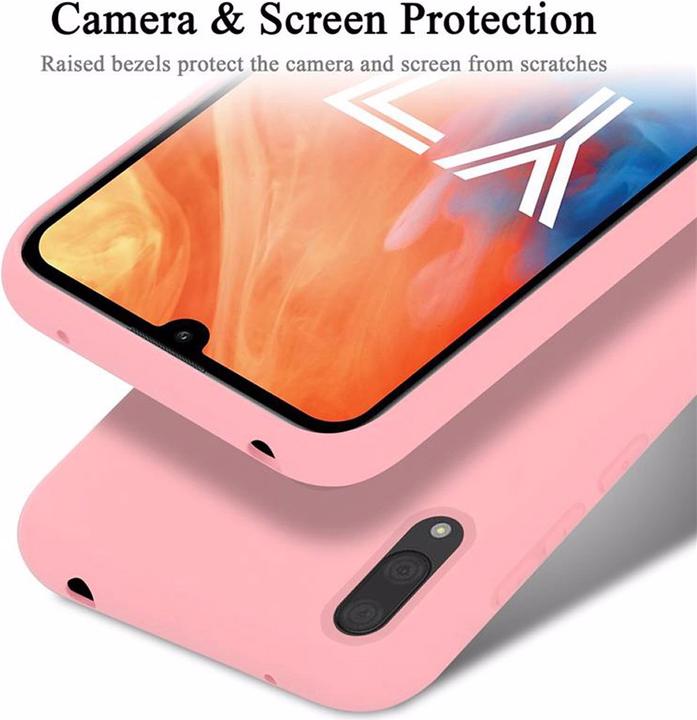 Image du produit Cadorabo TPU Liquid Silicone Case Cover (Huawei Y7 Prime (2019), Huawei Y7 (2019))