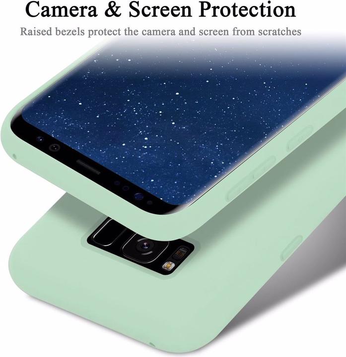 Actual product image Cadorabo TPU Liquid Silicone Case Cover (Samsung Galaxy S8+)