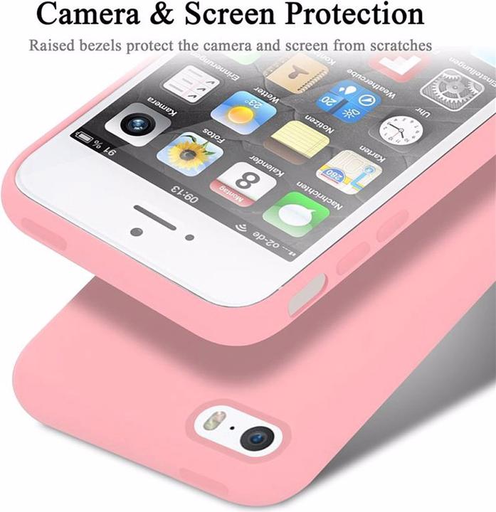 Immagine prodotto Cadorabo Copertura della cassa del silicone liquido TPU (Apple iPhone 5)