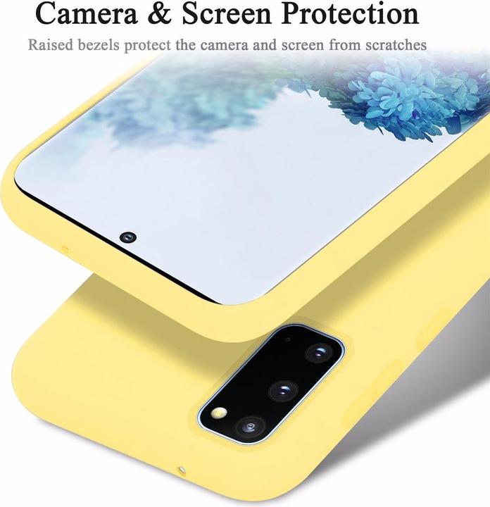 Actual product image Cadorabo TPU Liquid Silicone Case Cover (Samsung Galaxy S20+)