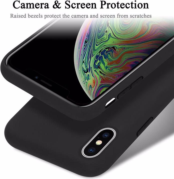 Actual product image Cadorabo TPU Liquid Silicone Case Cover (Apple iPhone XS Max)