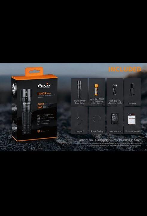 Immagine prodotto Fenix PD40R V3.0 (14.30 cm, 3000 lm)