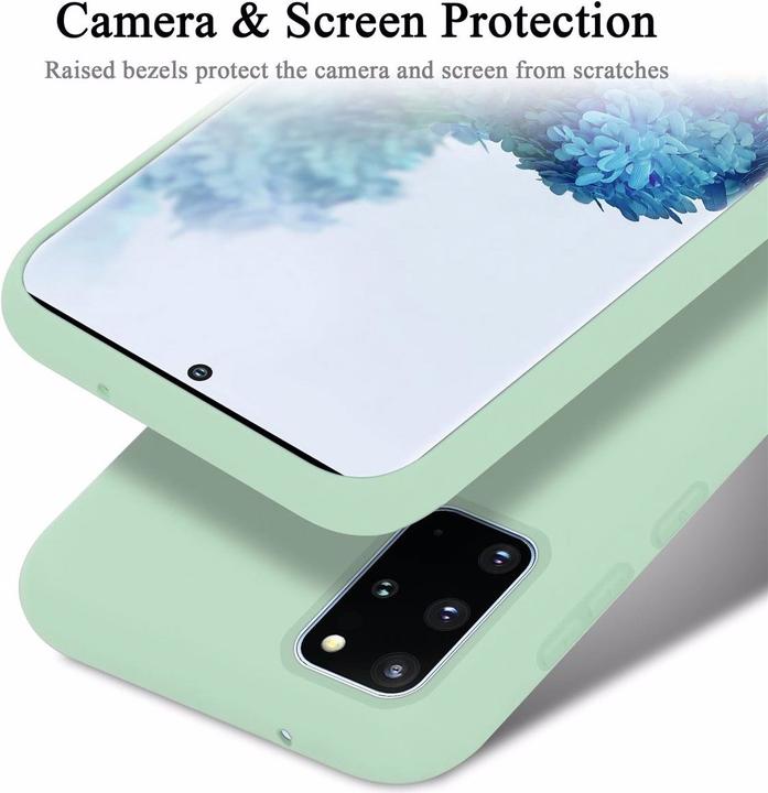 Actual product image Cadorabo TPU Liquid Silicone Case Cover (Samsung Galaxy S20+)